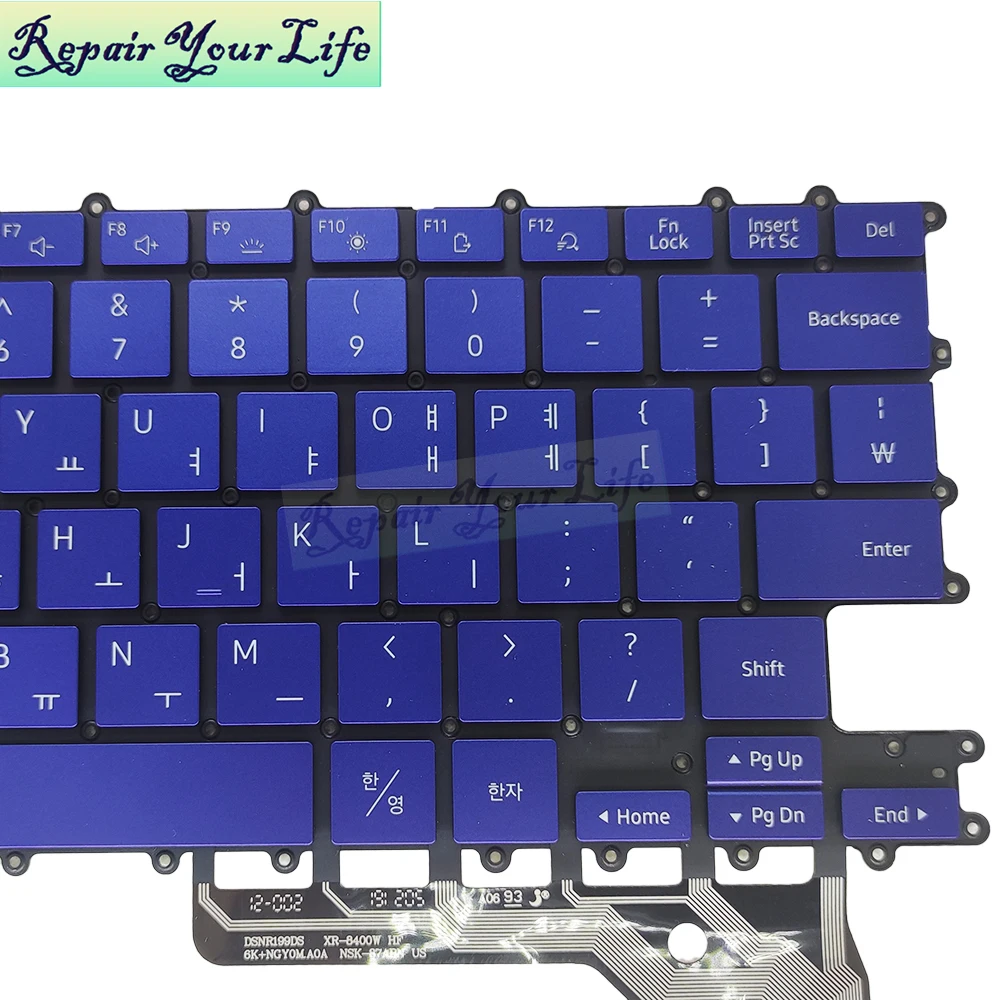 Teclado retroiluminado de Reino Unido, coreano, alemán, para Samsung Galaxy Book, NP930QCG, NT930QCG, NP 930QCG, NT 930QCG, K01, K02, BA59-04427B - imagen 5