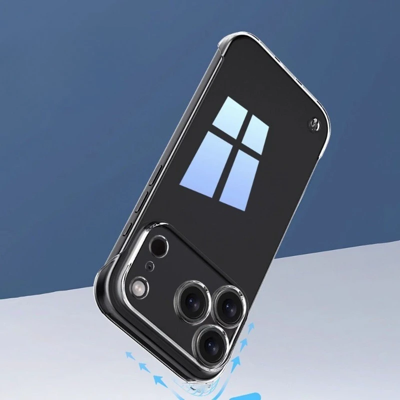 Funda de teléfono de plástico duro transparente ultrafina sin marco para iPhone 17 Pro Max Air, funda trasera para iPhone Air 17Pro - imagen 3