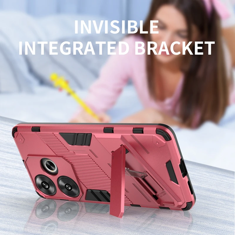 Funda a prueba de golpes para POCO F6 X6 M6 Pro F5 X5 C65 C75 Armor contraportada para Xiaomi 14 Ultra 14T Pro Redmi Note 13 13C 14C Fundas - imagen 5