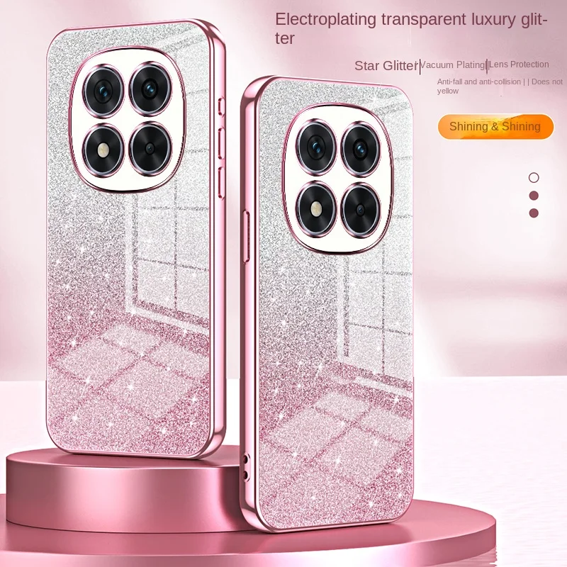 For Xiaomi POCO X7 Case Soft TPU Fashion Bling Glitter Slim Protective Back Cover Case For Xiaomi Poco x7 5g full cover Shell - imagen 2