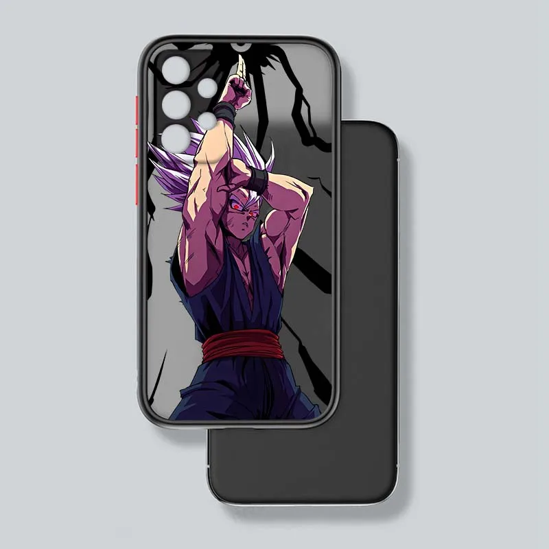 Funda genial de Anime d-dragon Ball para Samsung Galaxy S25 S24 S23 S22 S21 S10 FE Plus Ultra 5G, funda de teléfono translúcida esmerilada - imagen 3