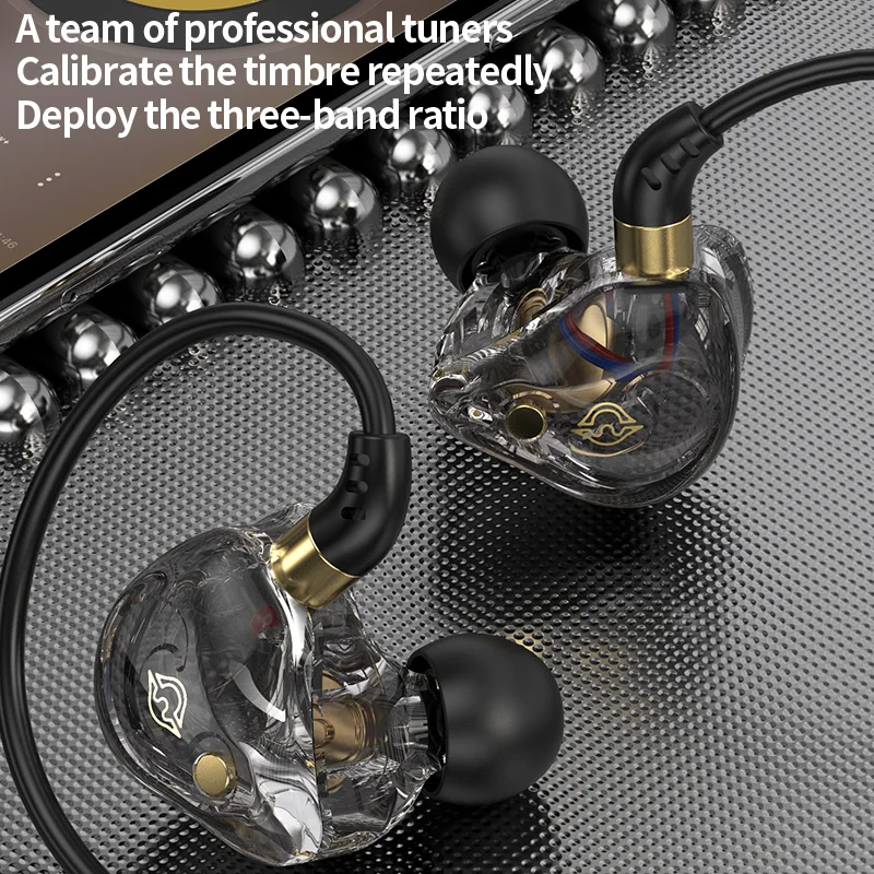 Nuevos auriculares intrauditivos con cable de graves con sonido HiFi de 3,5mm con micrófono HD, auriculares dinámicos con reducción de ruido, auriculares deportivos para juegos - imagen 4