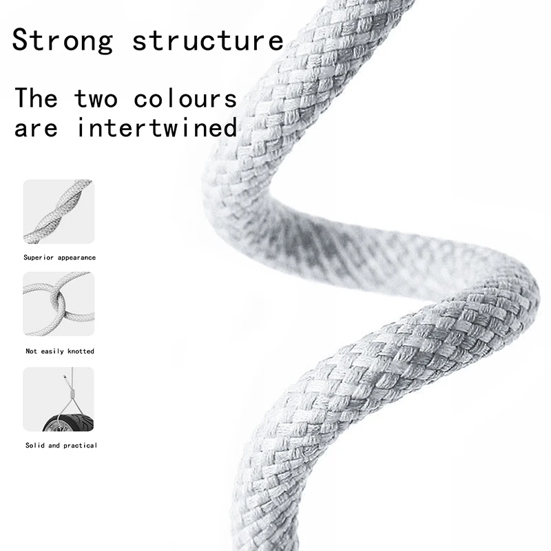 Cable cargador tipo C a tipo C de 60W para Apple iPhone15 PD carga rápida para Huawei Xiaomi Samsung tipo C accesorios de Cable de tejido - imagen 5