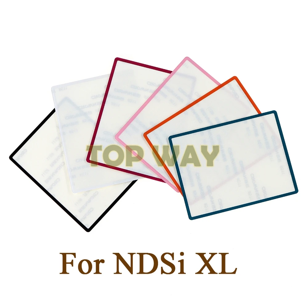 2PCS For NDSi XL LL Top Screen LCD Screen Plastic Cover For Nintend DSiXL LL Game Console