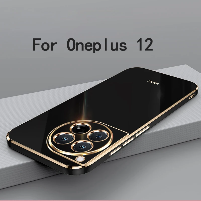 For Oneplus 12 Case Soft TPU Case For Oneplus 12 Anti-Fingerprint Camera Protection Cover - imagen 2