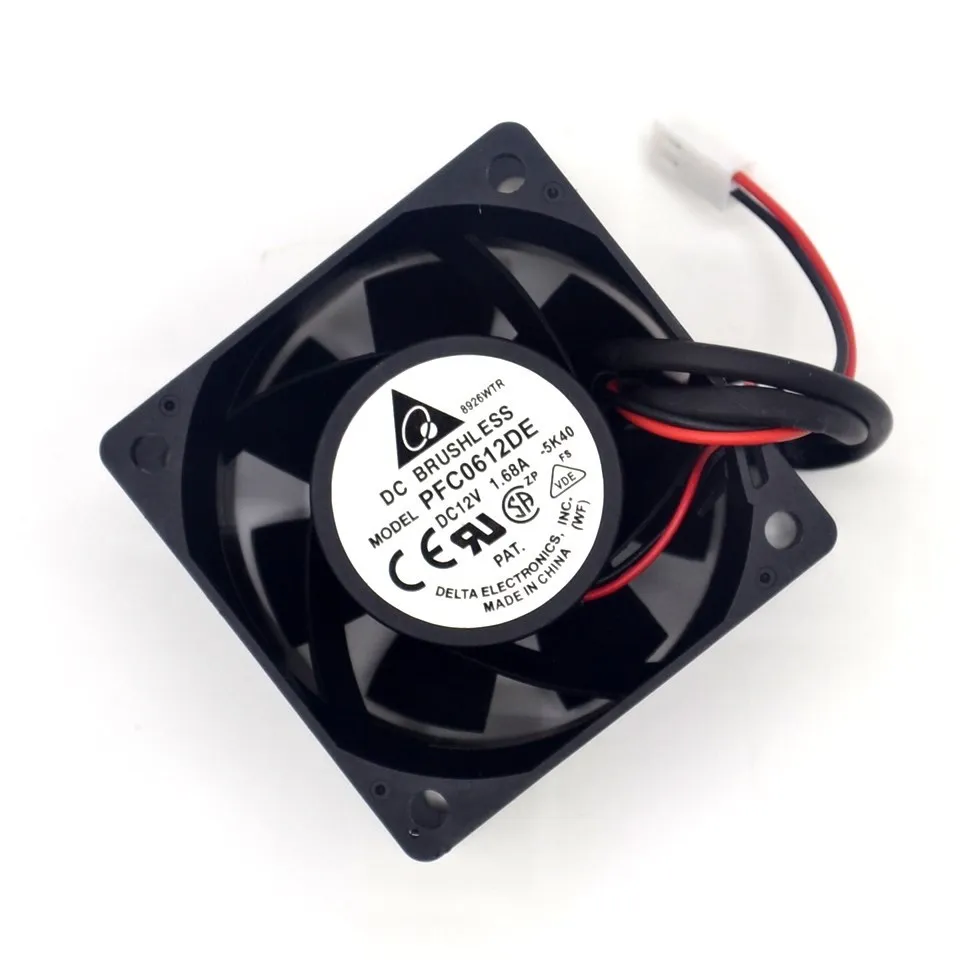 Ventilador de refrigeración de alta velocidad, accesorio para Delta PFC0612DE, 12V, 1.68A, 6038, 6CM, 60MM, 60x60x38mm - imagen 5