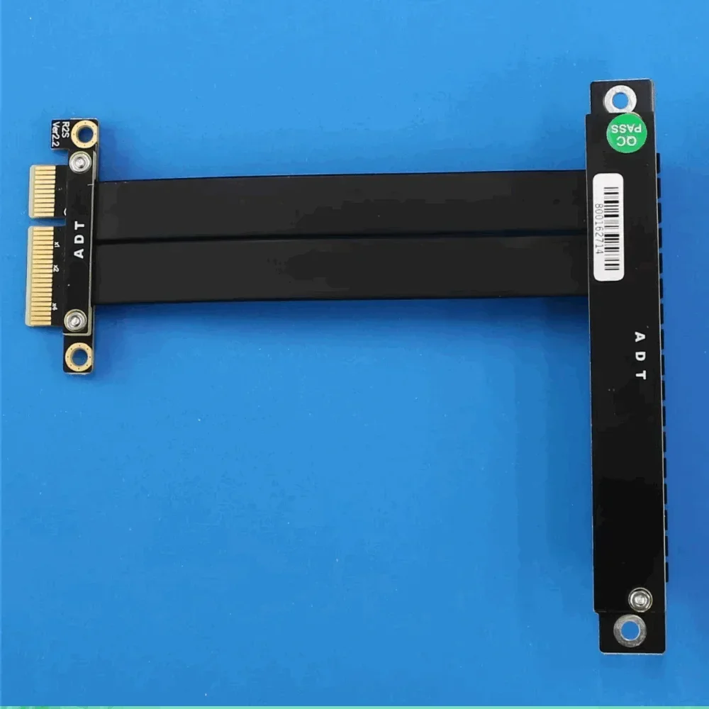 PCIE Riser PCI E 4x 16x Cable PCI Express Riser Card PCIe X4 a X16 3,0 GEN3 Cable de extensión adaptador convertidor SSD GPU - imagen 4