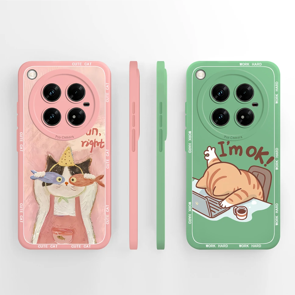 Para Infinix Zero 40 4G 5G cubierta de teléfono plantas simples carcasa a prueba de golpes para Infinix Zero40 suave suave suave cubierta de parachoques de silicona líquida - imagen 5