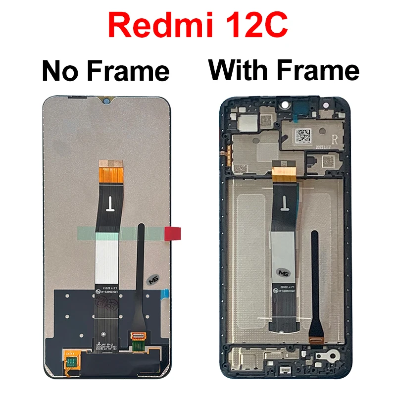 Nuevo 12C para Xiaomi Redmi 12C LCD Poco C55 pantalla táctil digitalizador para Redmi 12 pantalla 23053RN02A piezas de repuesto LCD - imagen 4