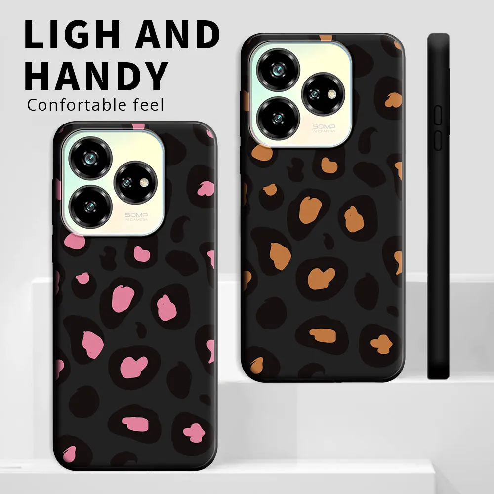 Para ZTE Blade V40S V60 4G funda de silicona suave a prueba de golpes TPU funda de teléfono para ZTE Axon 60 4G contraportada Fundas de dibujos animados de moda - imagen 3