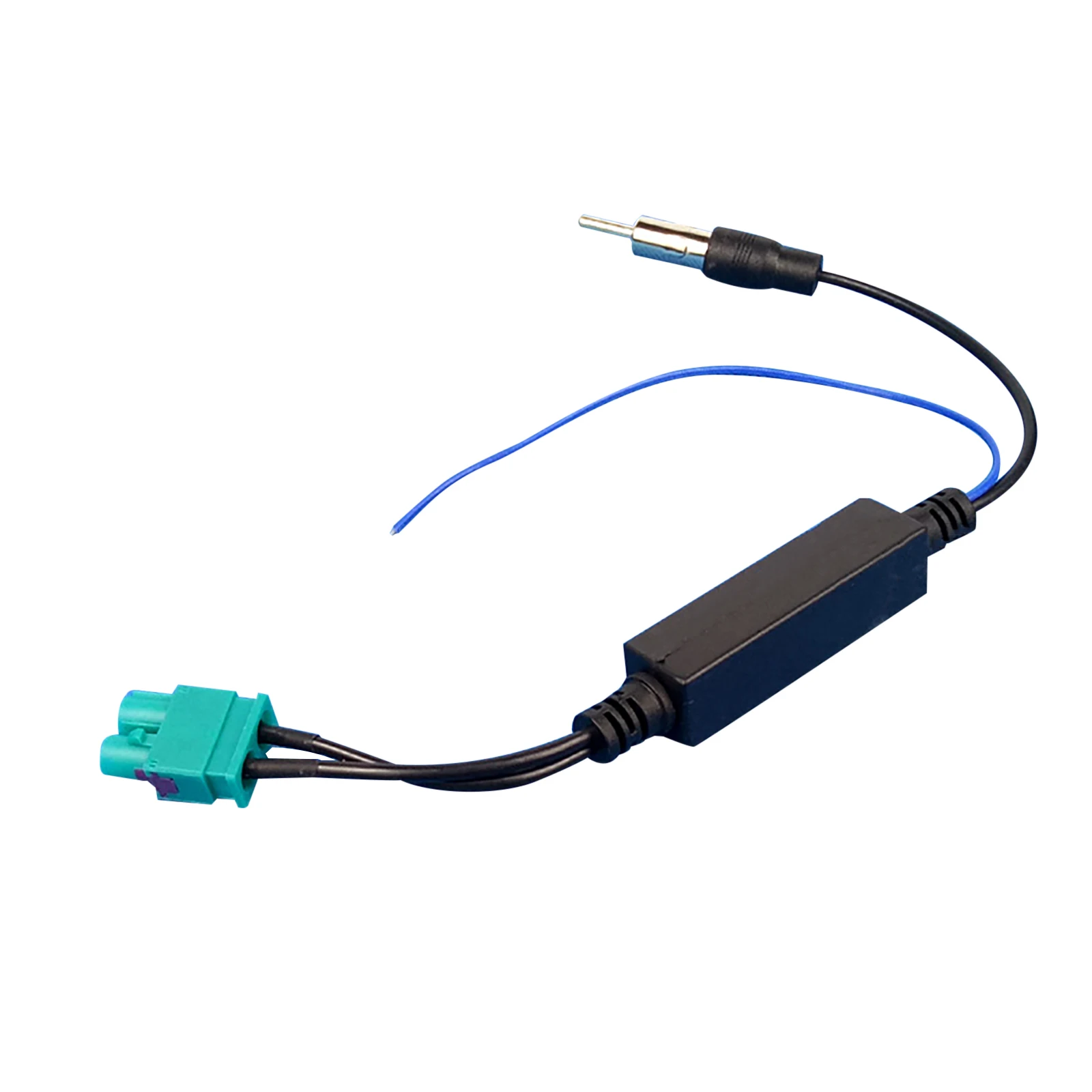 Adaptador de antena de Radio FAKRA RF Dual para coche con amplificador para Volkswagen cabezal de conversión de antena de Radio de doble cabezal accesorios para automóviles - imagen 2