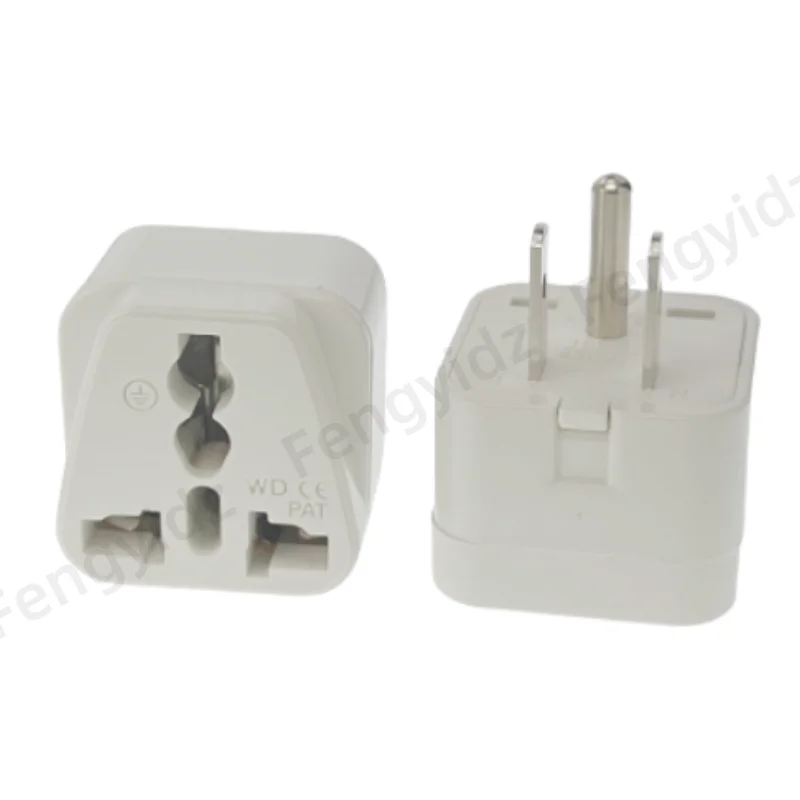 Adaptador de enchufe estadounidense, adaptador de viaje de Canadá y México, adaptador de enchufe AU, Reino Unido, UE a EE. UU., salidas de CA americanas, adaptador de corriente, convertidor de enchufe - imagen 3