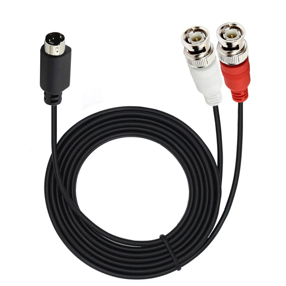 Cable divisor SVHS a BNC, conector SVHS macho a hembra BNC doble de 4 pines, conector S-Video para cámaras CCTV, amplificadores, Cable coaxial - imagen 4