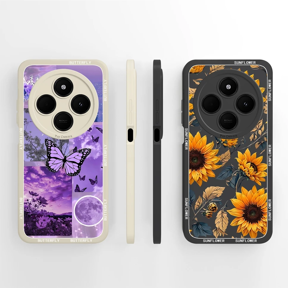 Funda para Xiaomi Redmi 14C 14R Poco C75 lindo Panda Funda protectora trasera suave para Redmi14C 14 C R Xiaomi PocoC75 4G 5G Funda Capa - imagen 3