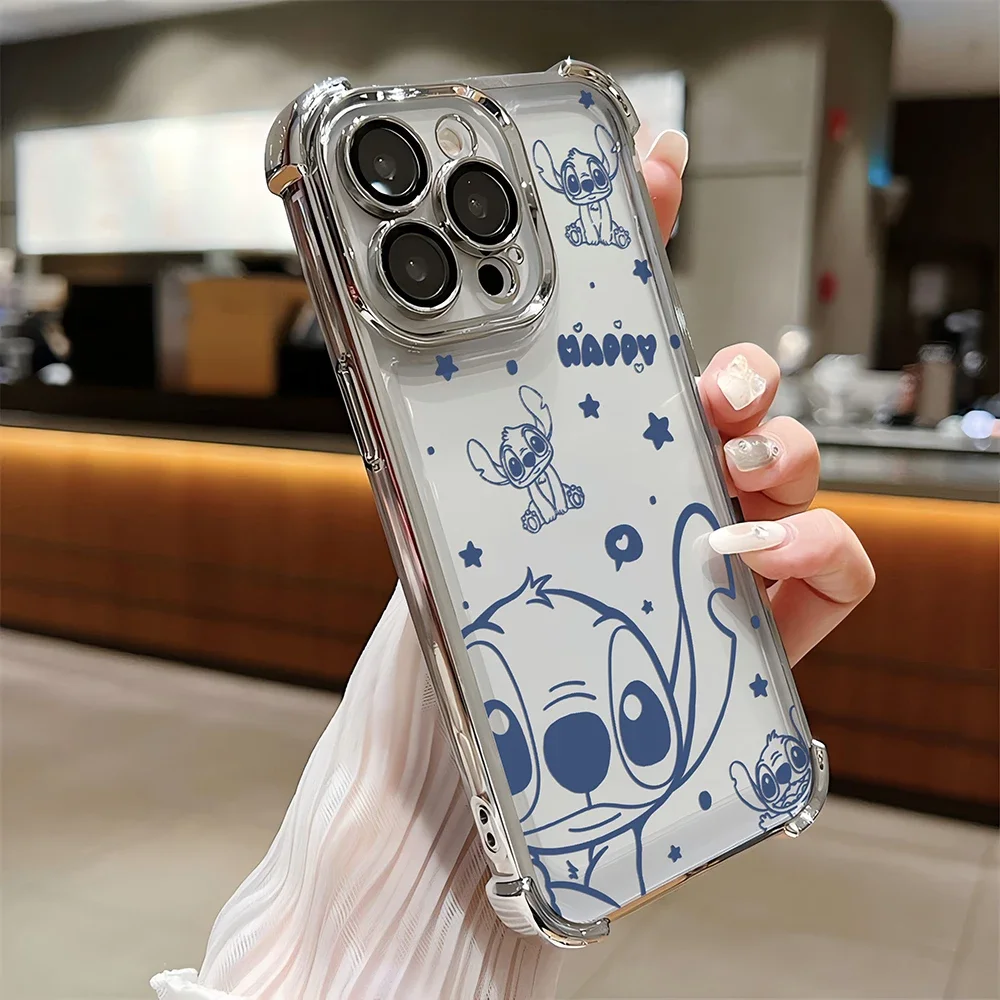 Funda chapada de punto rosa de Disney para Infinix Hot 40i 30 30i 10s 9 Play Smart 8 7 Note 40 Spark Go cubierta anticaída a prueba de golpes - imagen 2