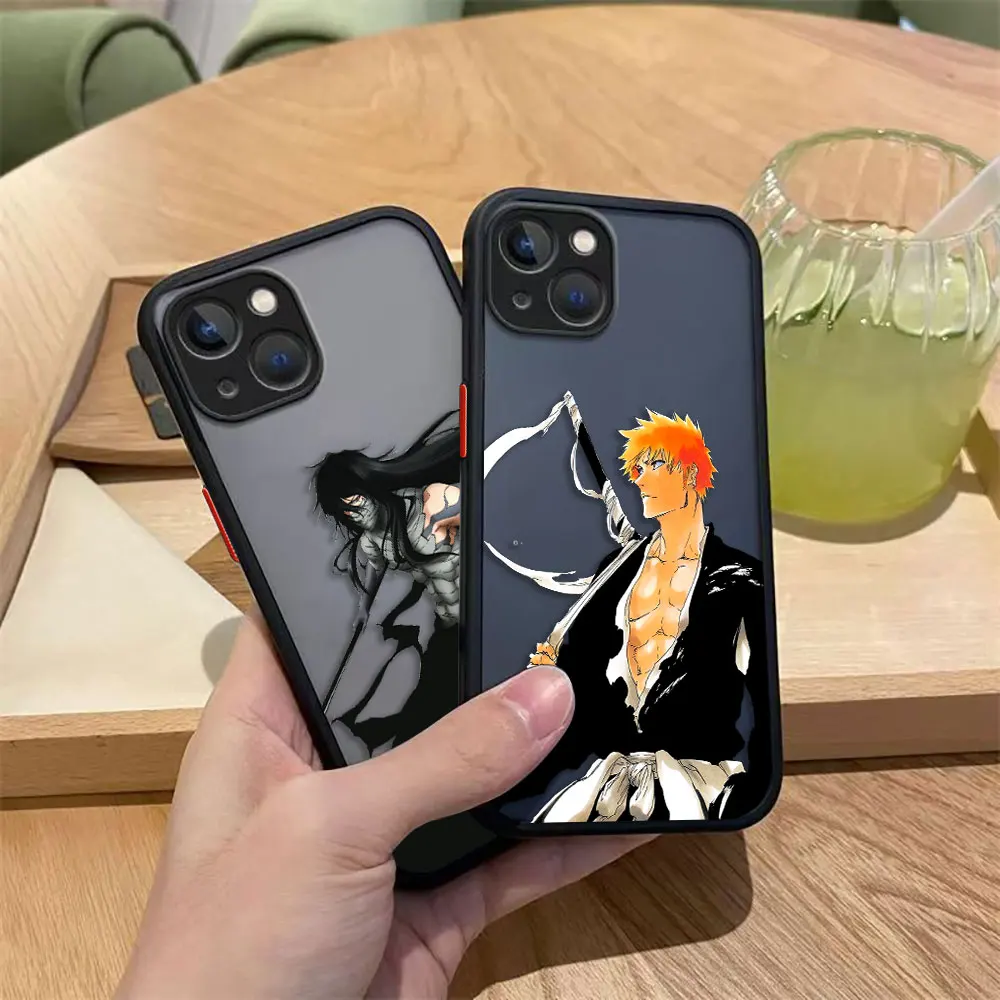 Funda de teléfono mate de Anime Bleach Death para Infinix NOTA HOT 11 12 20I 60 30 SMART SPARK 6 8 9 10 8 8P 20 POVA 3 ZERO - imagen 4