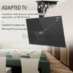 Soporte TV y Monitor Pared Eléctrico Ajustable para Hogar