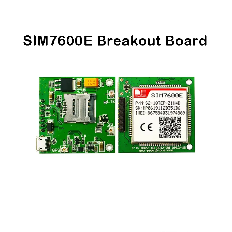 SIMCOM A7600E LTE-FDD LTE-TDD GSM GPRS EDGE LTE Cat-1 módulo LCC + LGA paquete adecuado para red LTE GSM Compatible con SIM7600E - imagen 2