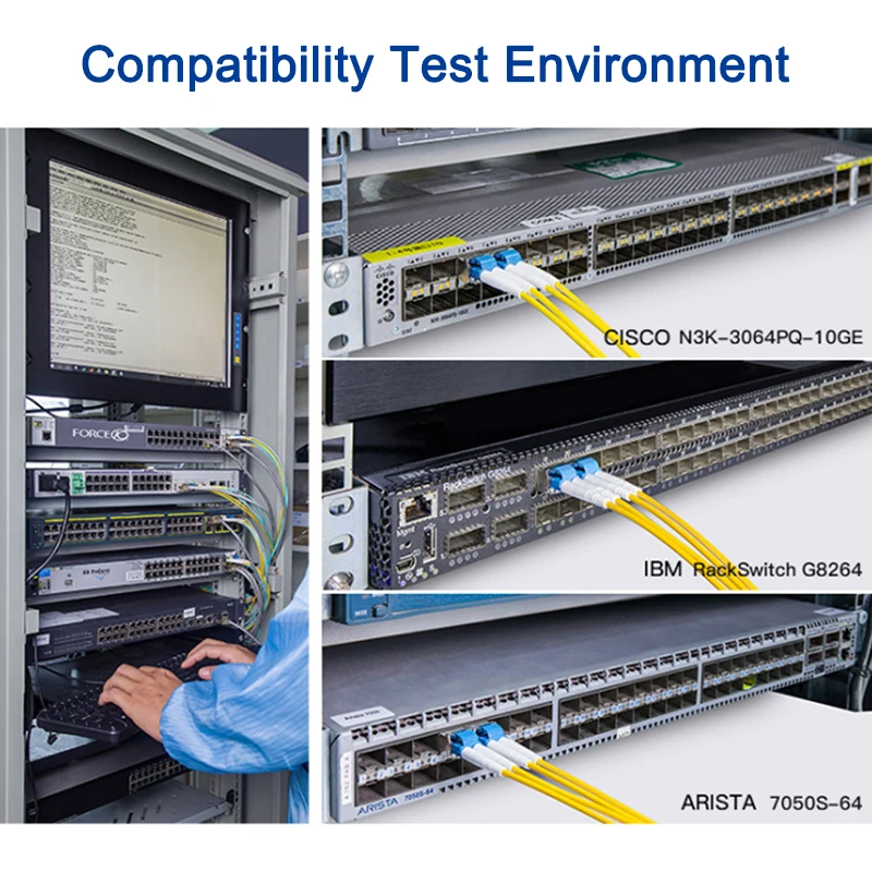 Módulo SFP de 10Gb multimodo 10GBASE-SR 850nm doble LC Compatible con Ubiquiti/Mikrotik/Cisco SFP-10G-SR transceptor de fibra óptica - imagen 5