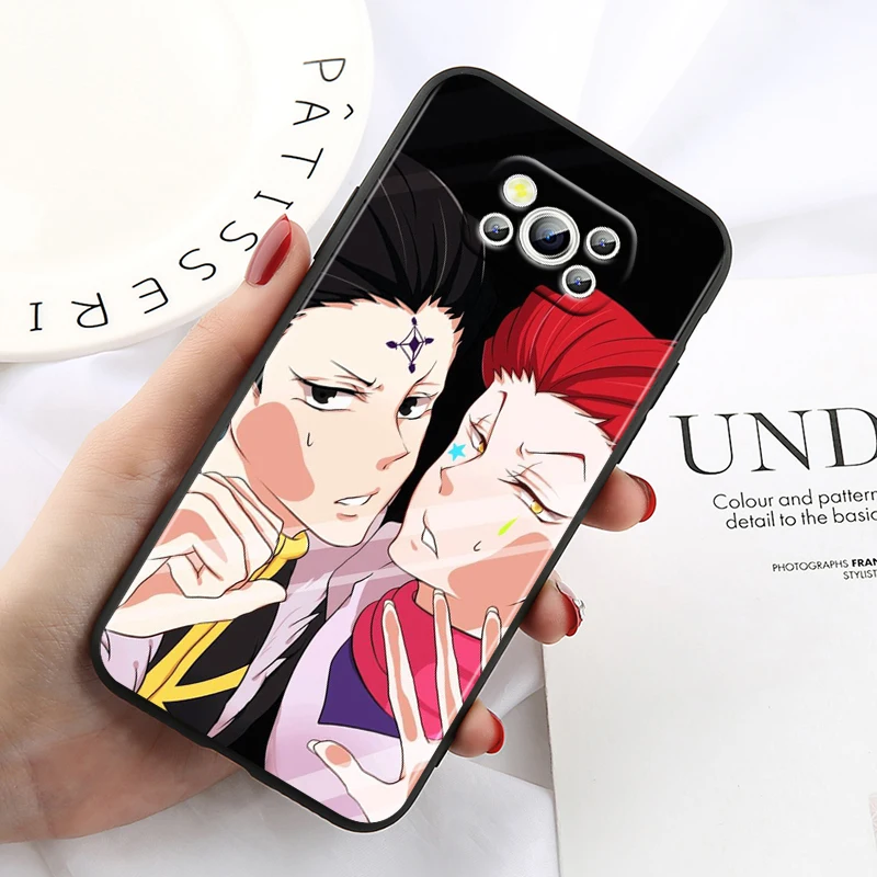 Funda de teléfono suave de Anime para Xiaomi Poco X6, X5, X4, X3, F4, F3, NFC, M6, M4, GT, S Pro, 4G, 5G, C65, color negro - imagen 4