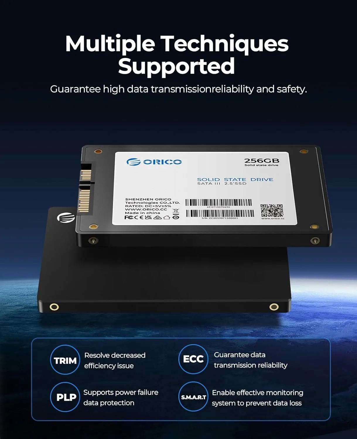 ORICO 1TB SATA SSD 2,5 pulgadas unidad interna de estado sólido hasta 500 MB/s SATA III 6Gbps ordenador portátil de escritorio NAS unidad externa DIY Y20 - imagen 4