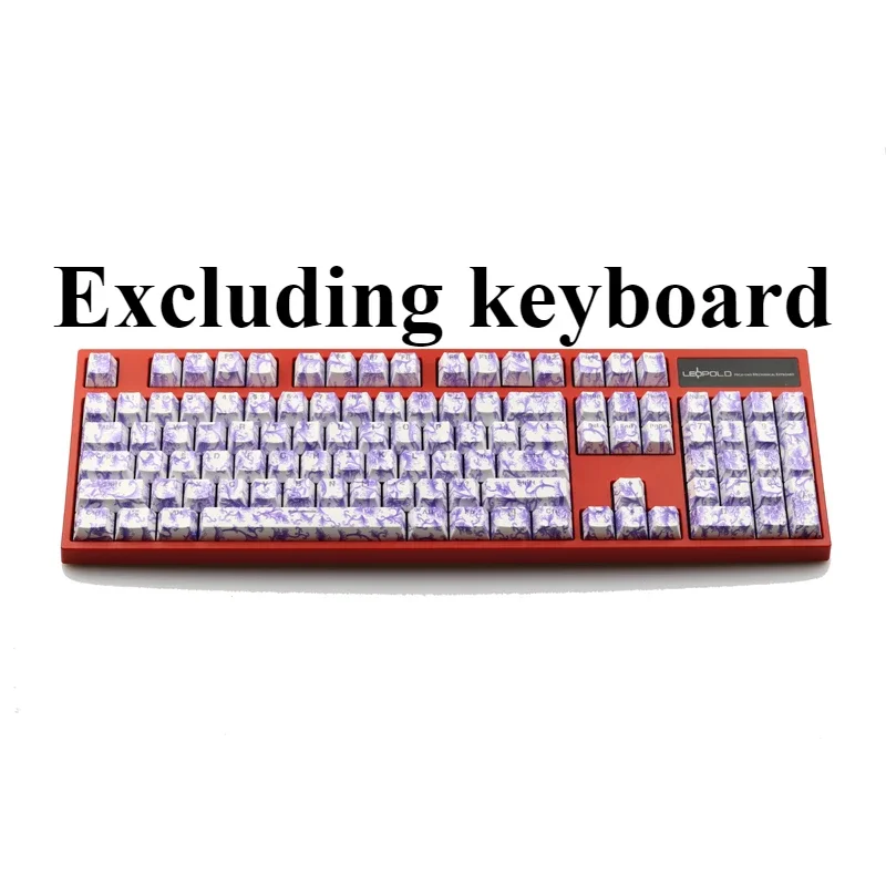 purp and wite keycap