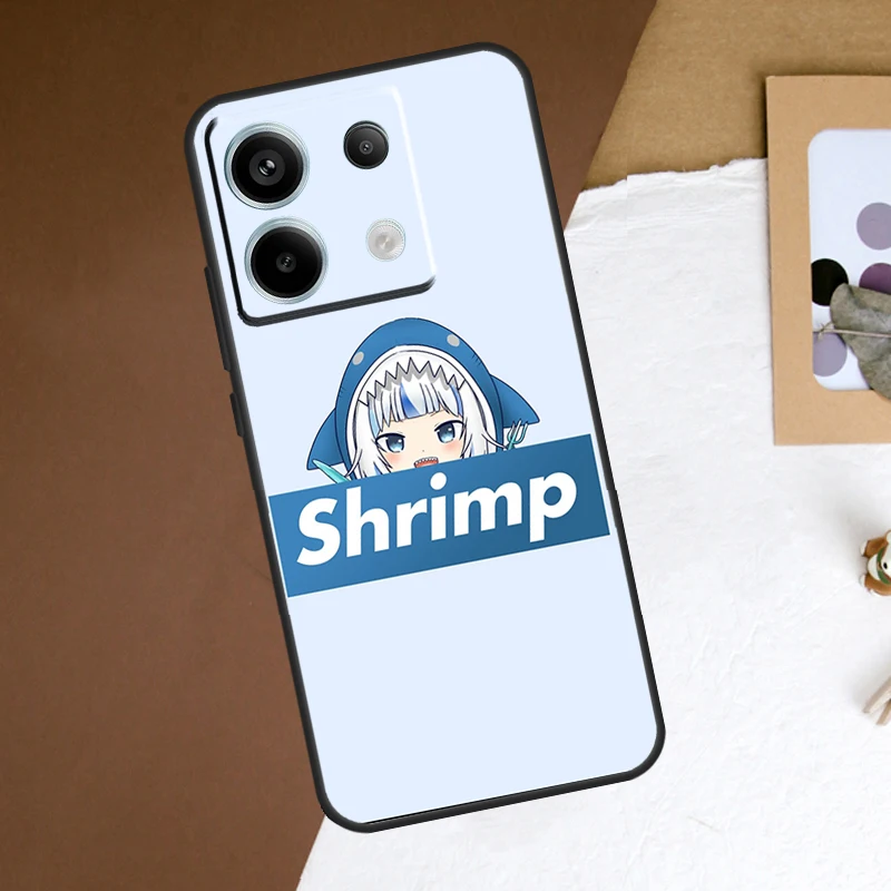 Funda de Anime Gawr Gura Hololive para Redmi Note 11, 12, 13 Pro Plus, 9, 10, 10S, 11S, 12S, Redmi 12, 9C, 10C, 12C, 13C - imagen 5