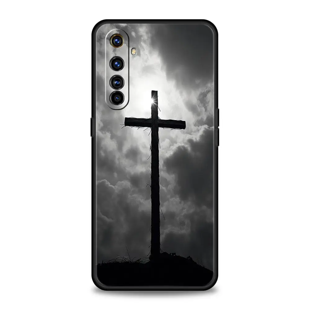Funda de teléfono de la Biblia cristiana Jesús para Realme 13 12 11 10 4G 9 8 5G 7 GT5 GT3 GT2 Pro Plus C21 C11 C25 C35 GT Neo 2 3 3T 5 - imagen 3