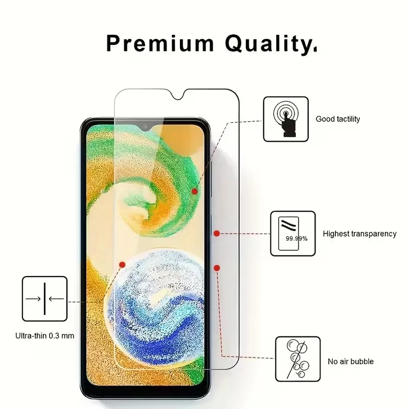 4 Uds HD cubierta completa Protector de pantalla de vidrio templado para Samsung Galaxy M52 M55 M14 M54 5G Galaxy M53 película protectora - imagen 4