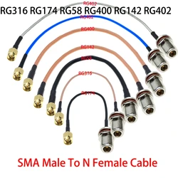 Conector RF SMA Macho a N Hembra – Pigtail Coaxial