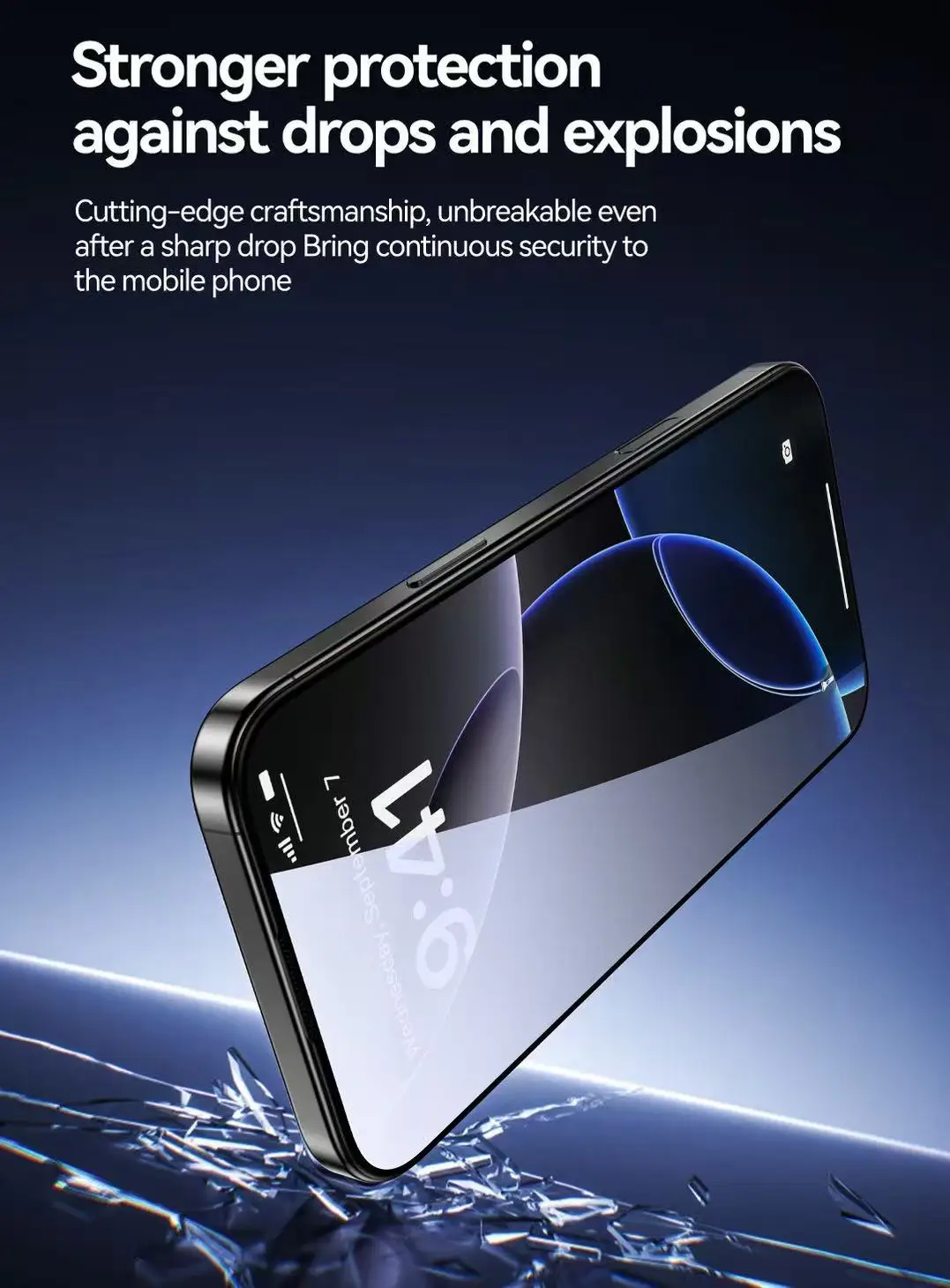 Para iPhone 17 Pro Max 16 15 14 Plus 13 Protector de pantalla de vidrio templado de aire 3 uds 9H antiarañazos sin burbujas accesorios móviles - imagen 4