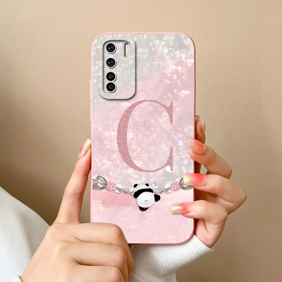 Para Oppo F15 F17 Pro Funda de teléfono letras creativas Funda protectora de alta calidad para Oppo F 15 F 17 carcasa de silicona líquida suave - imagen 5