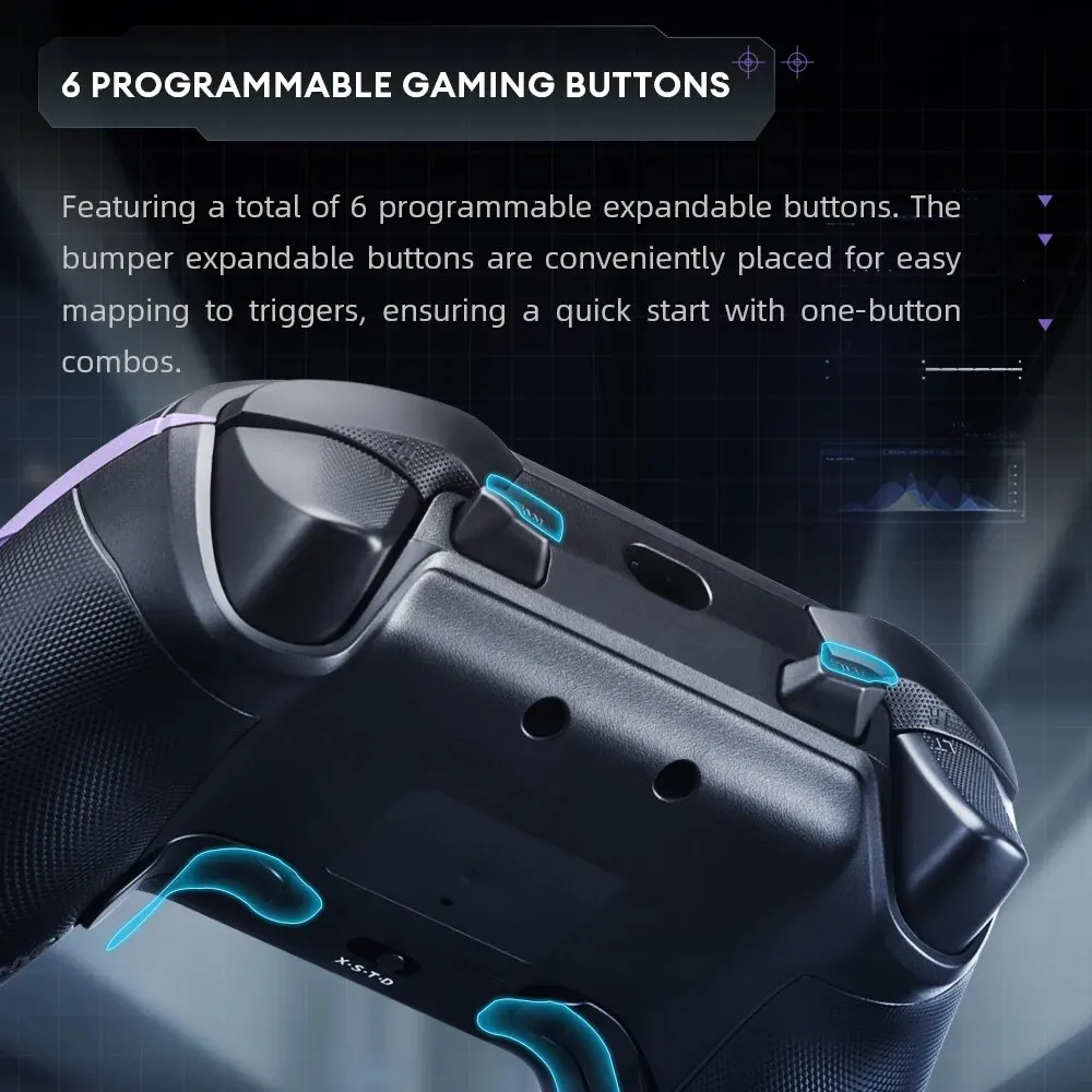 THUNDEROBOT G50S Mando Inalámbrico Hall 1000Hz PC Switch iOS Android - imagen 5