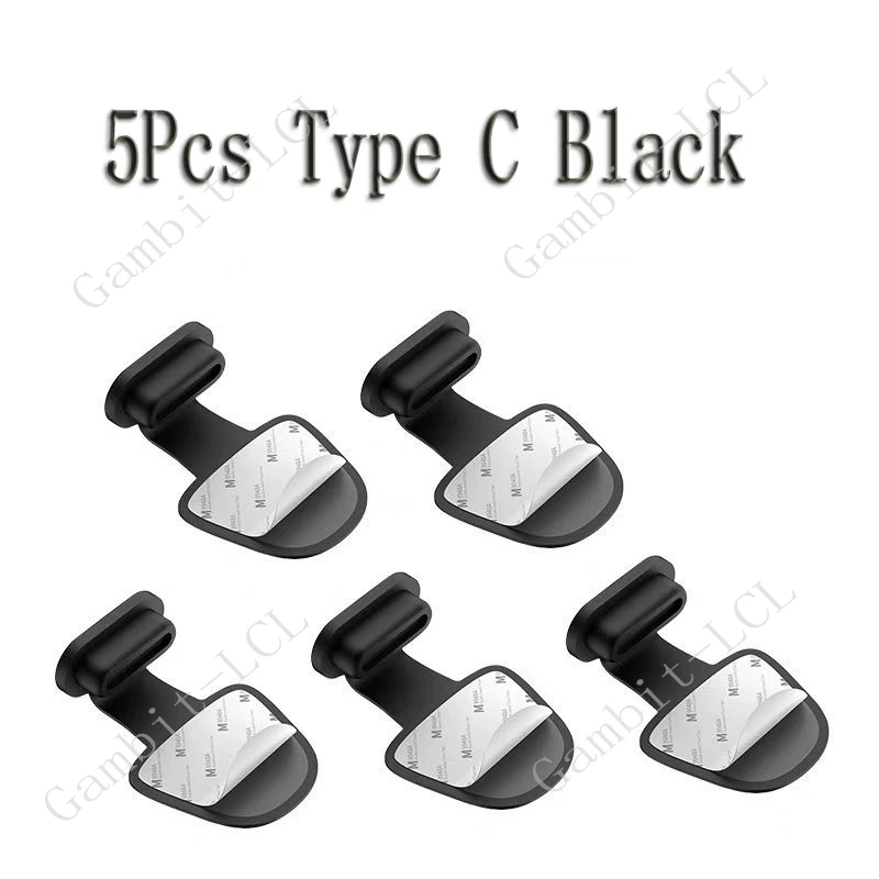 5Pcs Type C Black AA