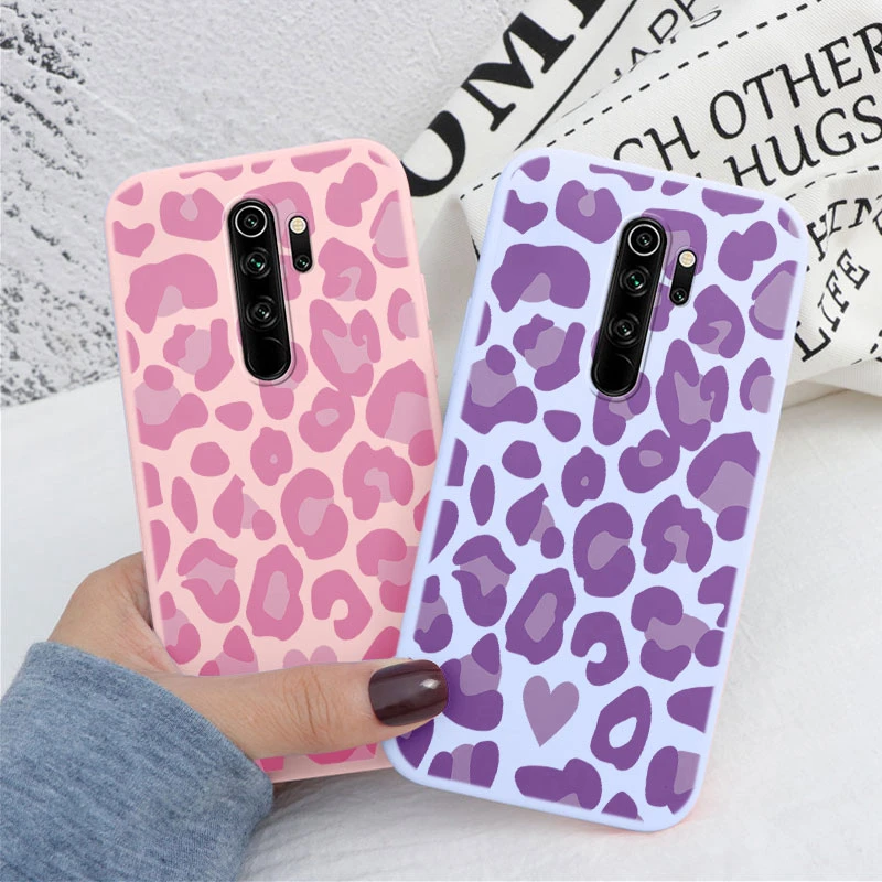 Funda para Redmi Note 8 Pro, funda trasera de silicona suave TPU, funda protectora para Redmi Note8 Pro, parachoques pintado de leopardo - imagen 2