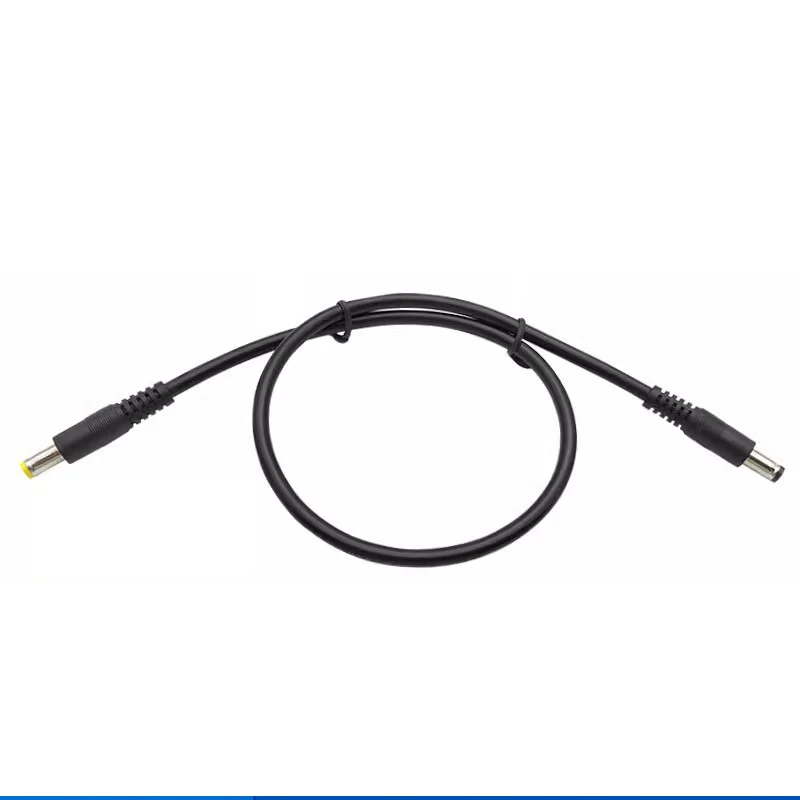 Enchufe de alimentación de CC de 18awg, Cable conector macho de 5,5x2,5mm a 5,5x2,1mm, adaptador CCTV de 12V, 10A, cables de extensión de potencia de 0,5 m/1,5 m - imagen 2