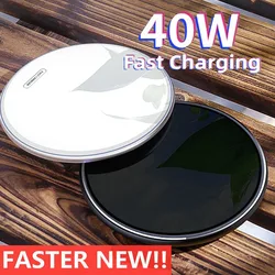 Cargador Inalámbrico Rápido Qi Compatible con iPhone y Android