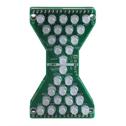 Aprende a soldar Kit divertido LED Reloj de arena Proyectos electrónicos de bricolaje Kits de soldadura PCB