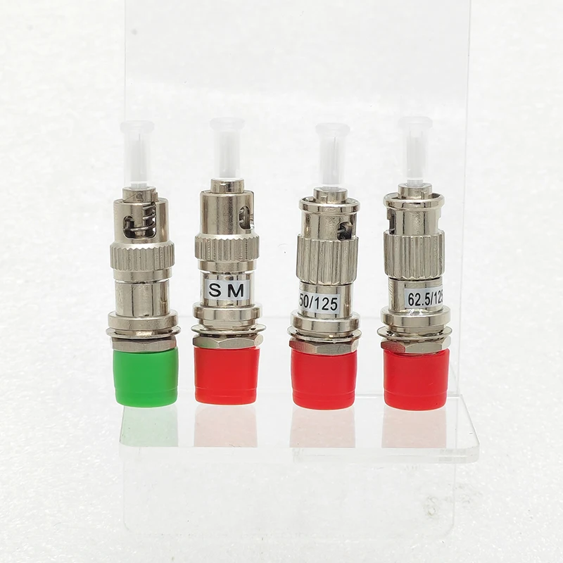 Conector adaptador de fibra óptica FC hembra a ST macho, Compatible con un solo/mode, nuevo acoplador de brida de fibra óptica OM1 OM2, venta al por mayor