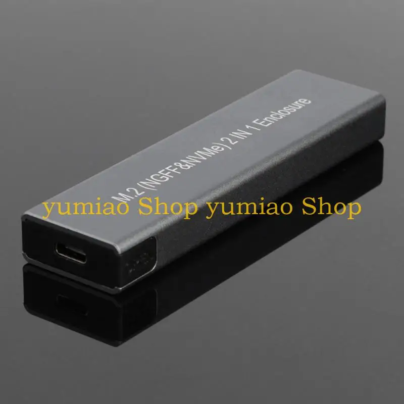 587B para M.2 SSD para carcasa para NVME/ disco duro PCIE doble protocolo USB3.1 tipo C 10G 2TB caja disco duro - imagen 4
