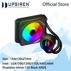 UPSIREN Poseidon Espejo Refrigeración Líquida AIO ARGB Infinity