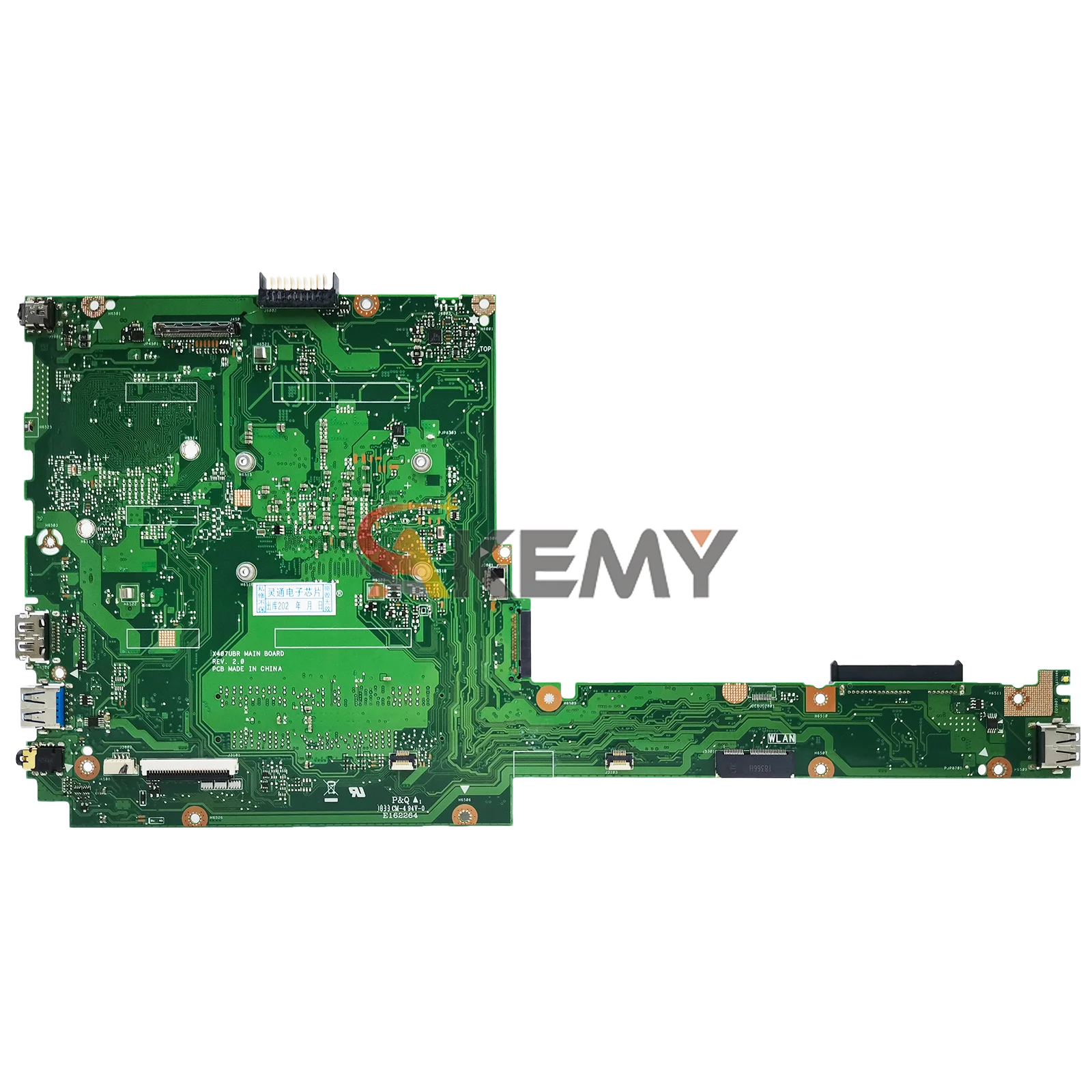 Placa base para ordenador portátil X407UAR para ASUS A407U X407UV X407UA X407UAR X407U X407UB Y4000U F407U X407UF X407UBR placa base I3 I5 I7 CPU - imagen 2