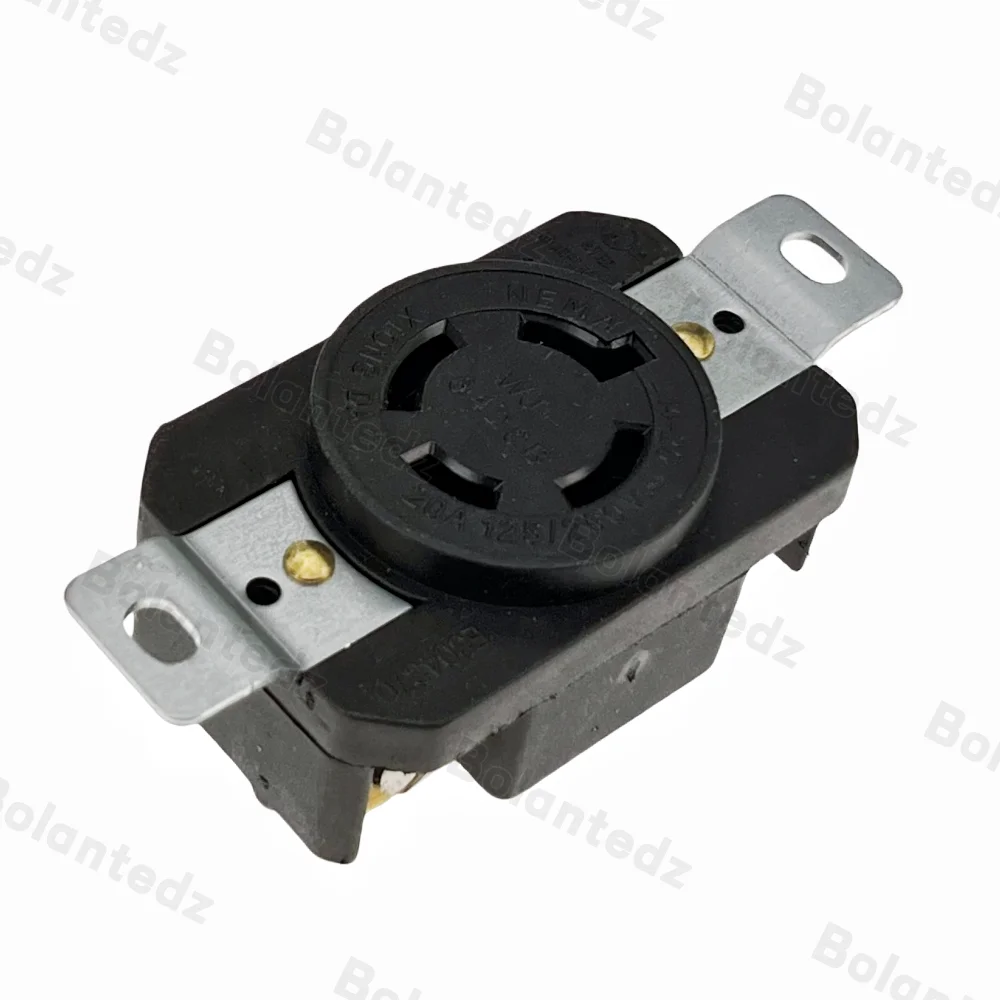 Negro UL 20A 250V NEMA L14-20P L14-20R US receptáculo bloqueado enchufe industrial Panel enchufe América 4 polos conector con cable - imagen 5