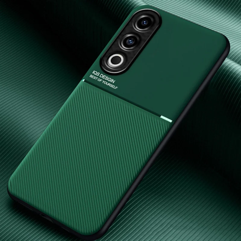 Para Oneplus ACE 3V 5G funda de silicona con soporte magnético para coche para Oneplus ACE 3V 1 + ACE 3V 3 V 5G fundas de teléfono con textura de cuero