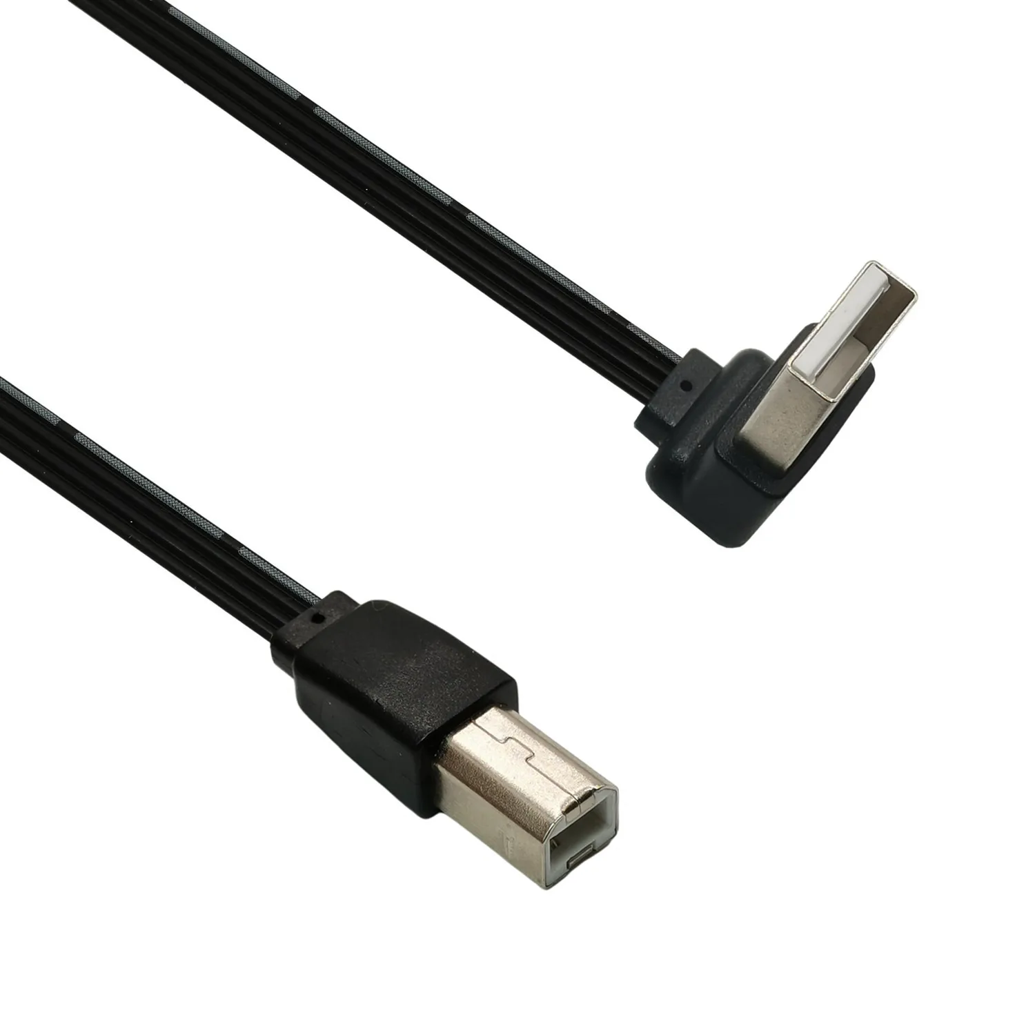 Cable de datos compacto Flexible para impresora Epson, adaptador USB 2,0 tipo A macho A B macho (AM A BM), convertidor corto, color negro, 0,5 m - imagen 5