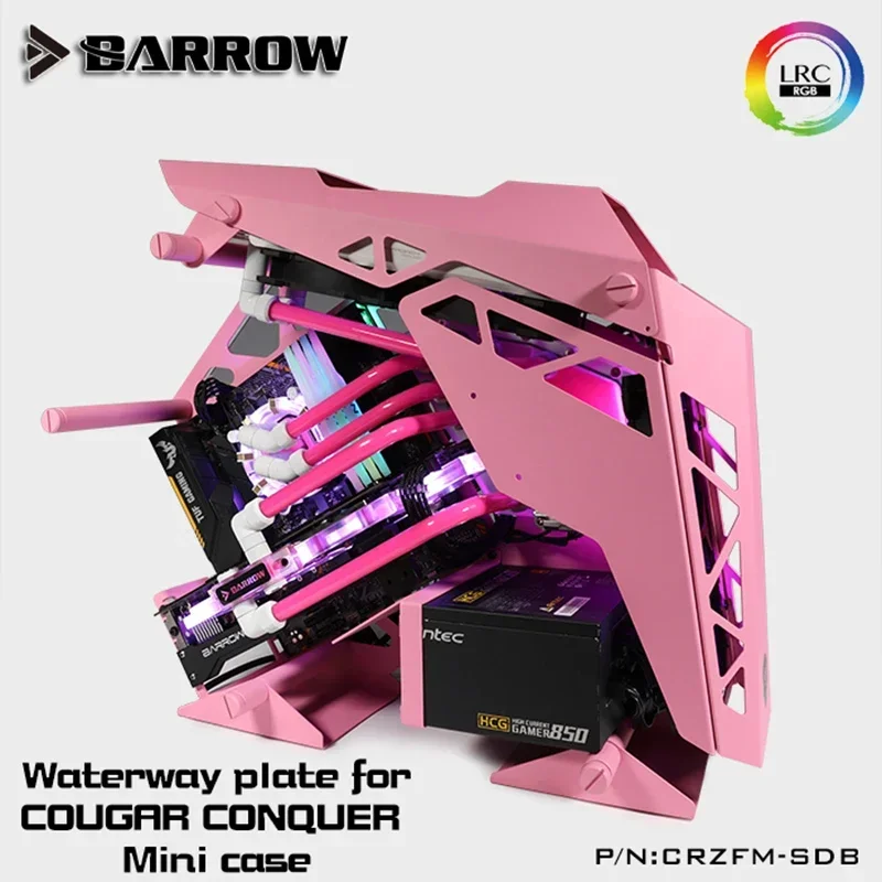 Placa de canal acuático Barrow para COUGAR CONQUEROR mini funda Aurora placa base AURA SYNC CRZFM-SDB - imagen 3