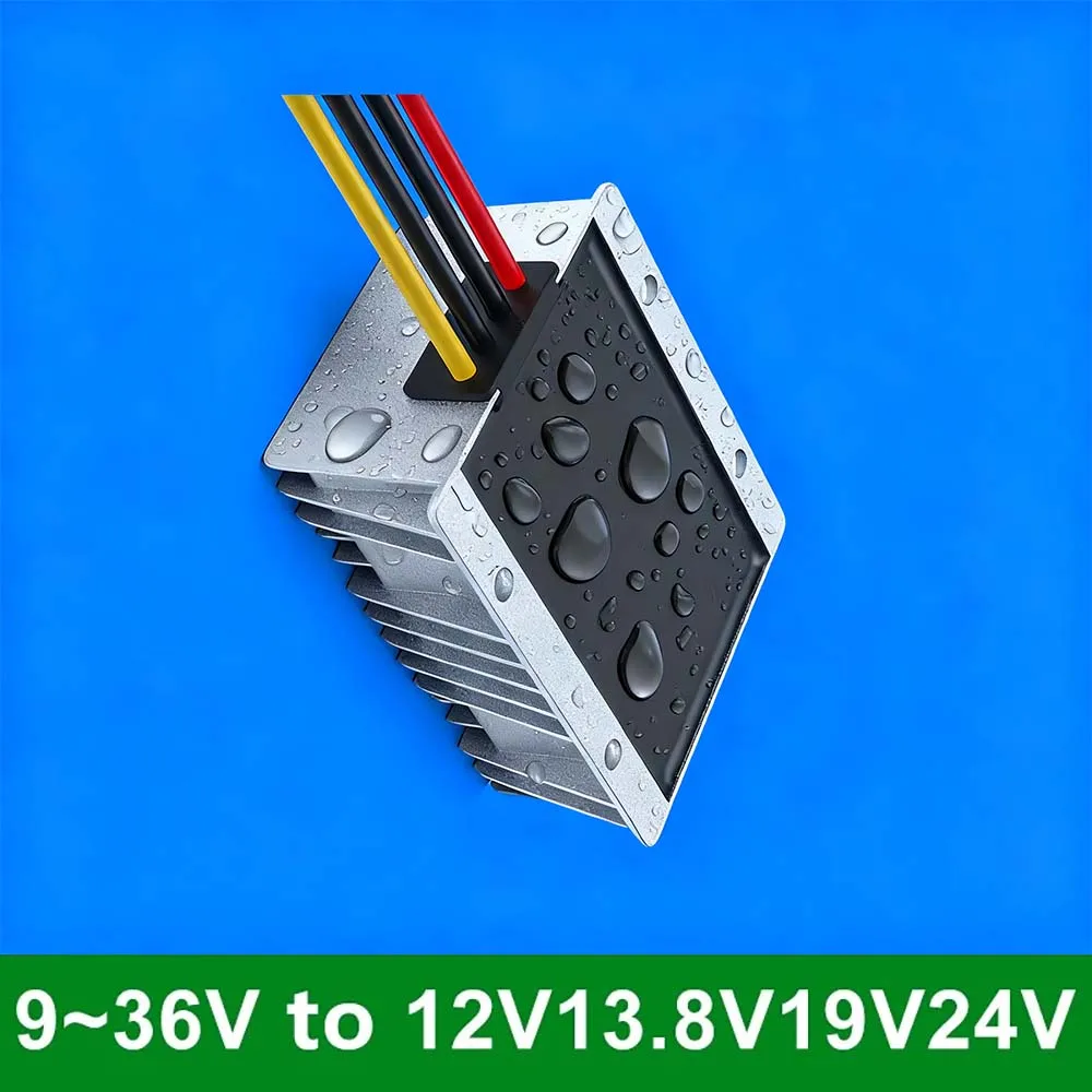 9-36V 24V 12V a 28V 24V 19V 13,8V 8A 20A utilizado para baterías de plomo-ácido de 24V, sistema de batería dual Boost convertidor reductor rectificador de CC - imagen 2