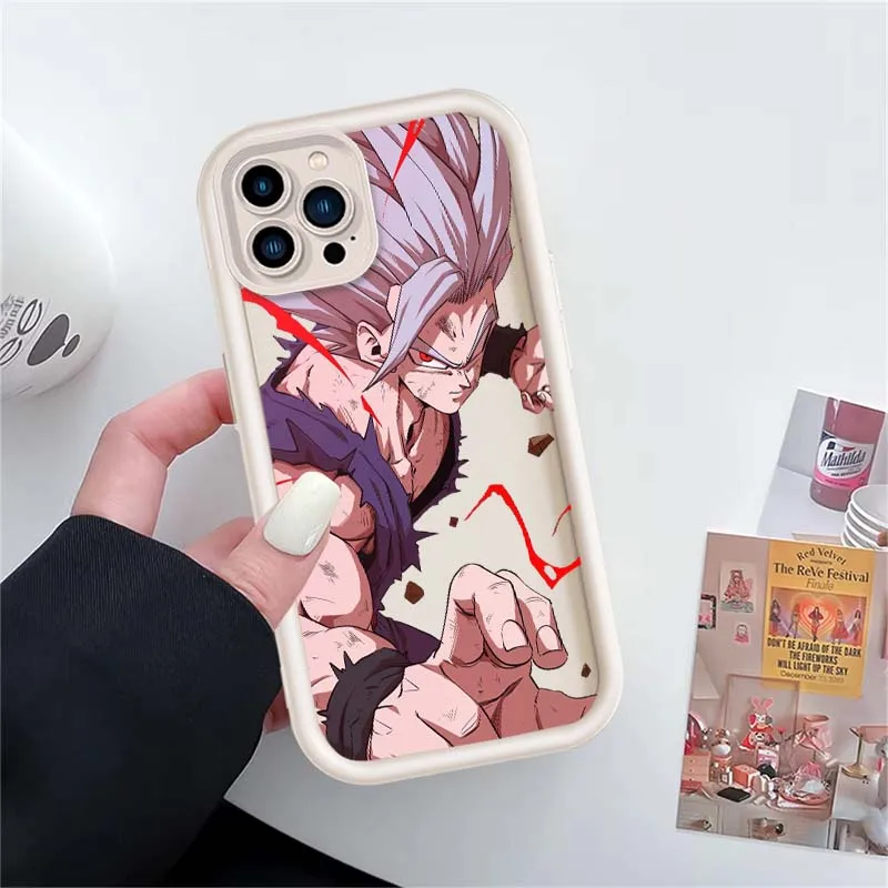 D-Dragon Ball Cool Goku Anime para Apple iPhone 17 16 15 14 13 12 11 Plus Pro Max Eye Ladder funda de teléfono - imagen 4