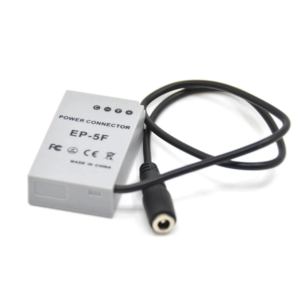 Adaptador de corriente EN-EL24 ENEL24 EN EL24 batería falsa EP-5F EP5F acoplador CC compatible con fuente de cámara Eh5 Eh5a para cámaras Nikon 1 J5 1J5 - imagen 3