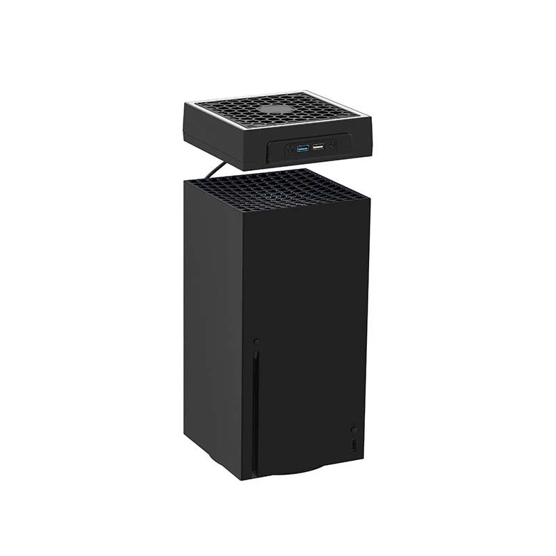 Reemplazo del soporte del ventilador de refrigeración de la consola de juegos, accesorios de la serie Xboxseriesx, cubierta superior a prueba de polvo, base de disipación de calor del Host - imagen 3